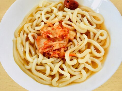 ズボラ飯☆何も作りたくない時のキムチうどん！